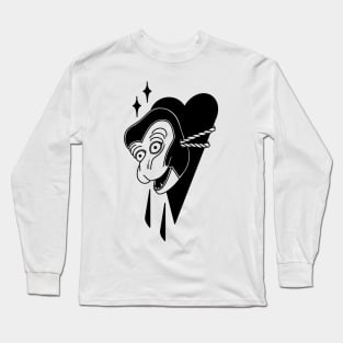 Monkey heart Long Sleeve T-Shirt